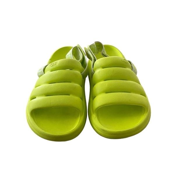 UGG Sport Yeah Sandals Lime Women Size 8.5 - Picture 6 of 7